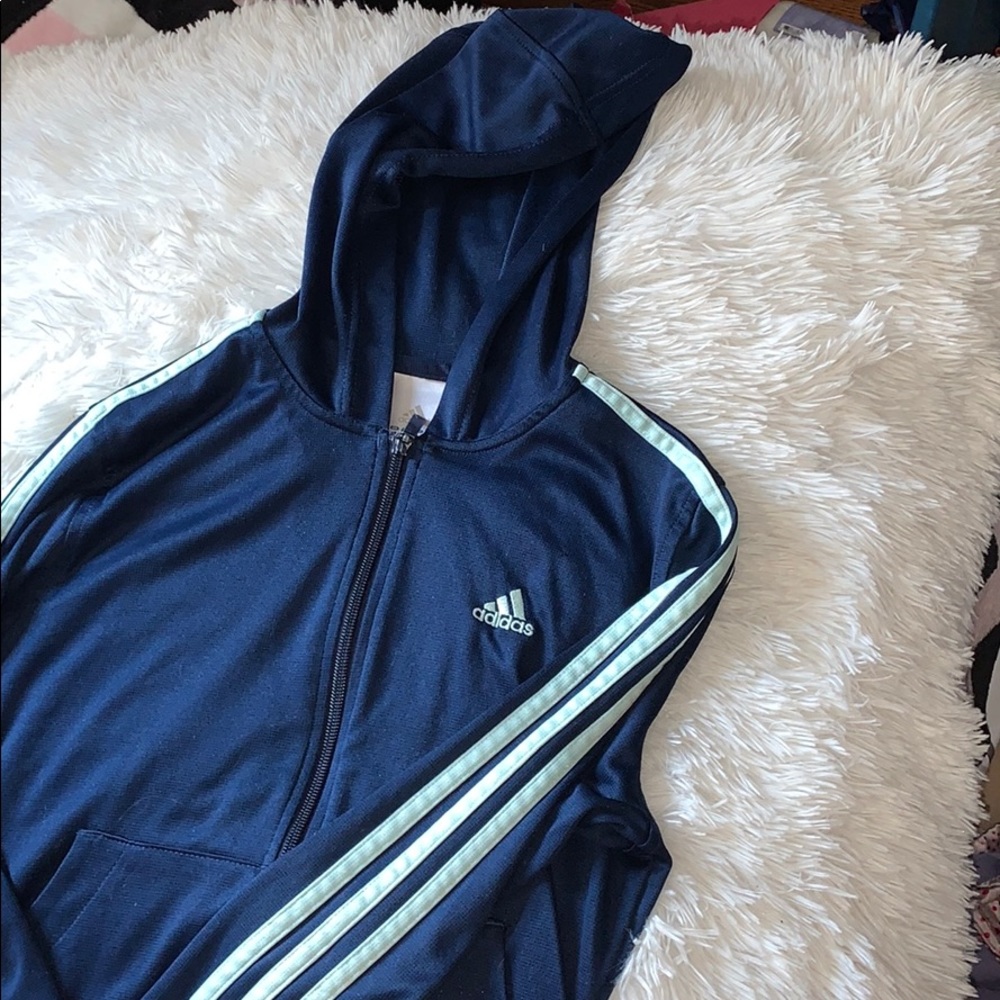 RARE Adidas zip up